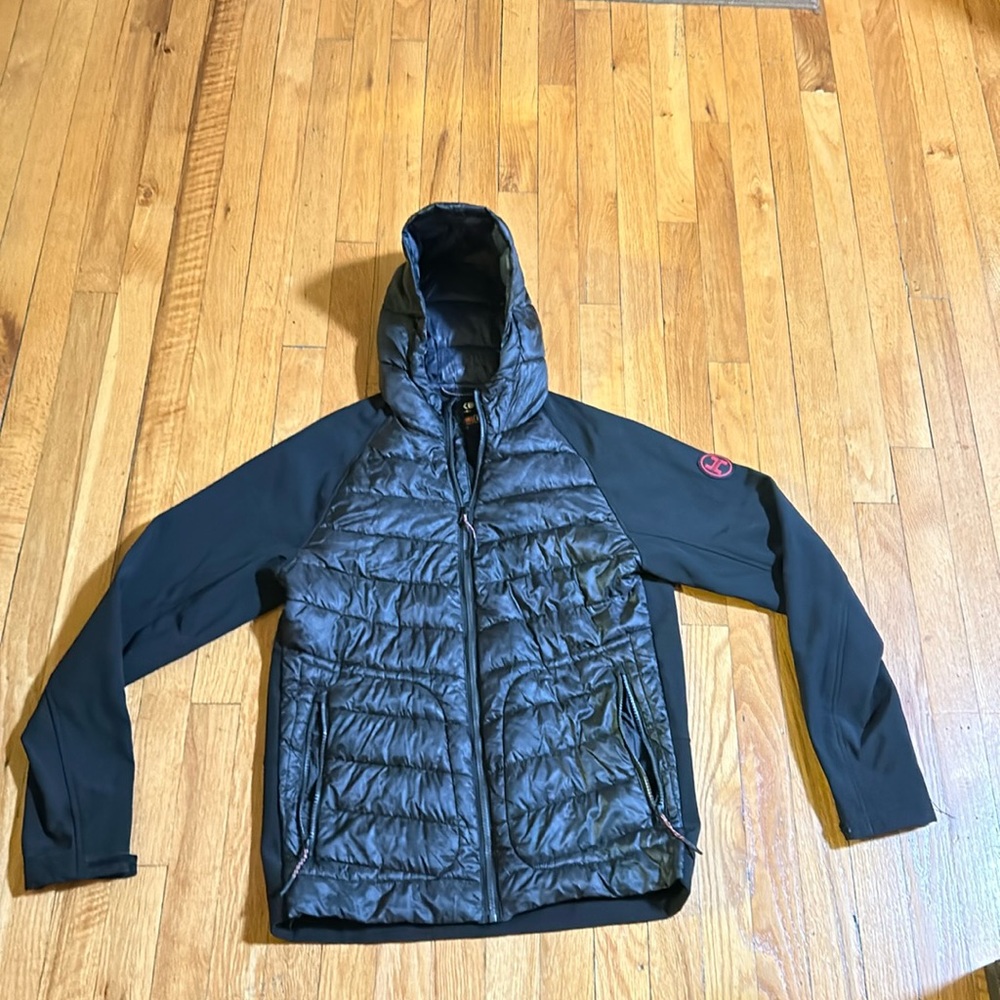 Boys Black Hawke & Co Lite Weight Jacket Size Small
